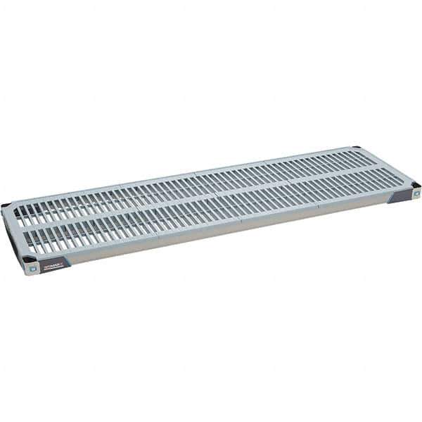 Metro - 60" Wide, 1-1/2" High, Open Shelving Shelf - Polymer, 18" Deep, Use with Metro Max I - Industrial Tool & Supply