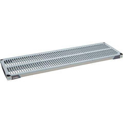 Metro - 60" Wide, 1-1/2" High, Open Shelving Shelf - Polymer, 18" Deep, Use with Metro Max I - Industrial Tool & Supply