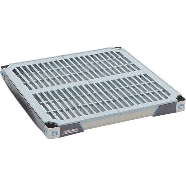 Metro - 24" Wide, 1-1/2" High, Open Shelving Shelf - Polymer, 24" Deep, Use with Metro Max I - Industrial Tool & Supply