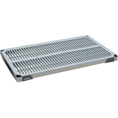 Metro - 42" Wide, 1-1/2" High, Open Shelving Shelf - Polymer, 24" Deep, Use with Metro Max I - Industrial Tool & Supply