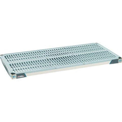 Metro - 48" Wide, 1-1/2" High, Open Shelving Polymer Shelf - Polymer, 24" Deep, Use with Metro Max I - Industrial Tool & Supply