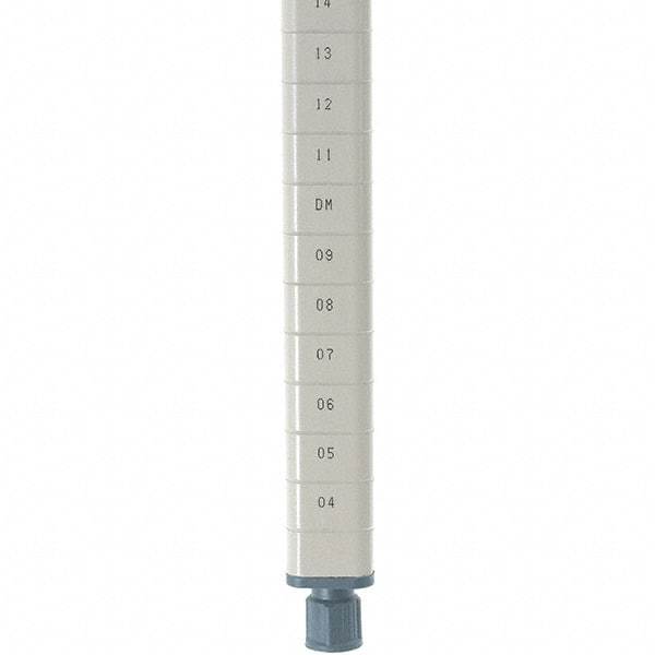 Metro - 54" High, Open Shelving Post - Steel with Epoxy Coating, Use with Metro Max Q Shelves - Industrial Tool & Supply