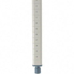 Metro - 54" High, Open Shelving Post - Steel with Epoxy Coating, Use with Metro Max Q Shelves - Industrial Tool & Supply