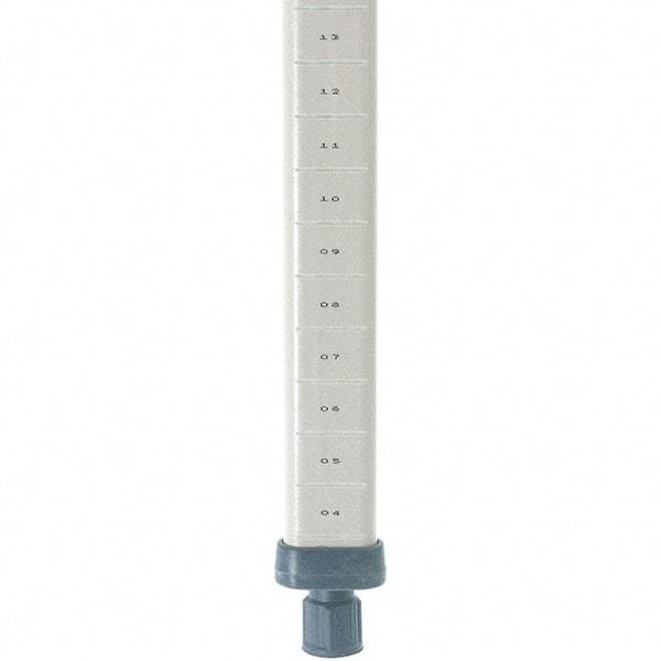 Metro - 13" High, Open Shelving Post - Polymer, Use with Metro Max I Shelving - Industrial Tool & Supply