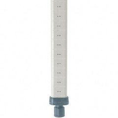 Metro - 13" High, Open Shelving Post - Polymer, Use with Metro Max I Shelving - Industrial Tool & Supply