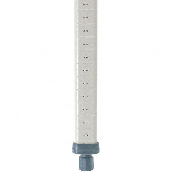 Metro - 33" High, Open Shelving Post - Polymer, Use with Metro Max I Shelving - Industrial Tool & Supply
