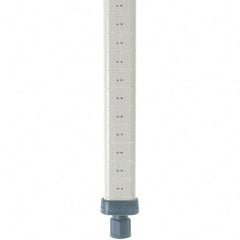 Metro - 33" High, Open Shelving Post - Polymer, Use with Metro Max I Shelving - Industrial Tool & Supply