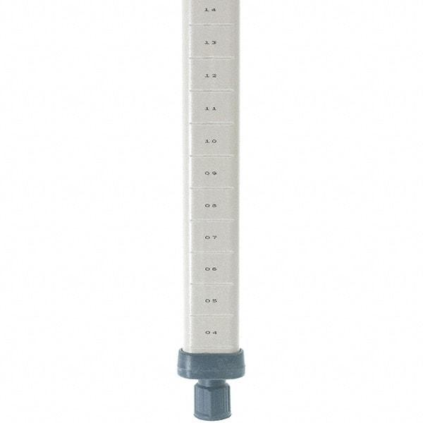 Metro - 54" High, Open Shelving Post - Polymer, Use with Metro Max I Shelving - Industrial Tool & Supply