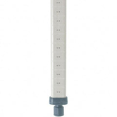 Metro - 74" High, Open Shelving Post - Polymer, Use with Metro Max I Shelving - Industrial Tool & Supply