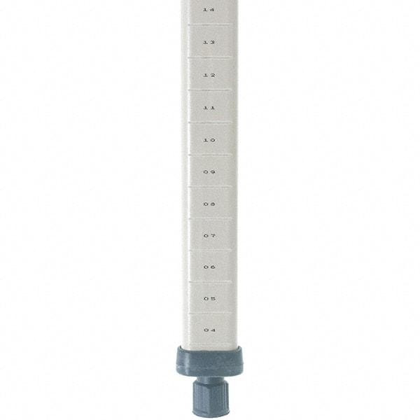 Metro - 86" High, Open Shelving Post - Polymer, Use with Metro Max I Shelving - Industrial Tool & Supply