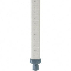 Metro - 86" High, Open Shelving Post - Polymer, Use with Metro Max I Shelving - Industrial Tool & Supply