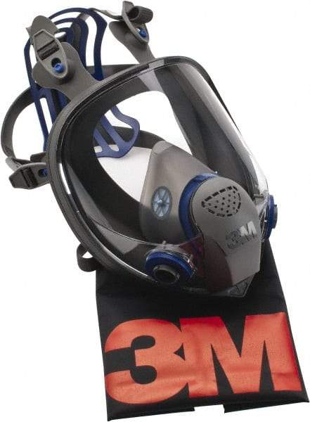 3M - Series FF-400, Size S Full Face Respirator - 6-Point Suspension, Bayonet Connection - Industrial Tool & Supply