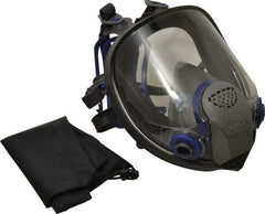 3M - Series FF-400, Size M Full Face Respirator - 6-Point Suspension, Bayonet Connection - Industrial Tool & Supply