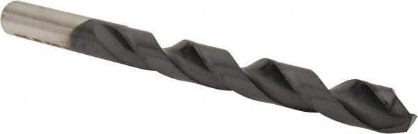 Hertel - 25/64" 135° High Speed Steel Jobber Drill - TiAlN Finish, Right Hand Cut, Spiral Flute, Straight Shank, 5-1/8" OAL, Split Point - Industrial Tool & Supply