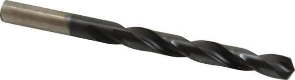 Hertel - Letter Z 135° High Speed Steel Jobber Drill - TiAlN Finish, Right Hand Cut, Spiral Flute, Straight Shank, 5-1/4" OAL, Split Point - Industrial Tool & Supply
