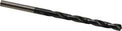 Hertel - #10 135° High Speed Steel Jobber Drill - TiAlN Finish, Right Hand Cut, Spiral Flute, Straight Shank, 3-5/8" OAL, Split Point - Industrial Tool & Supply