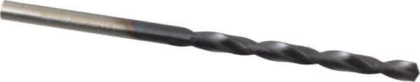 Hertel - #28 135° High Speed Steel Jobber Drill - TiAlN Finish, Right Hand Cut, Spiral Flute, Straight Shank, 2-7/8" OAL, Split Point - Industrial Tool & Supply