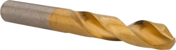 Hertel - 0.397" 135° Spiral Flute High Speed Steel Screw Machine Drill Bit - Industrial Tool & Supply