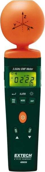Extech - 3-1/2 Ghz Max, LCD Display, RF and EMF Meter - 9V Power Supply - Industrial Tool & Supply