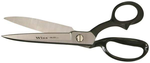Wiss - 6" LOC, 12-1/2" OAL Inlaid Upholstery, Carpet, Drapery & Fabric Shears - Offset Bent Handle, For Carpet, Drapery, Upholstery - Industrial Tool & Supply