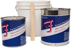 Forsch Polymer Corp - 10 Lb Kit Tan Polyurethane Castable Rubber - 100°F Max Operating Temp, 30 min Tack Free Dry Time, 24 hr Full Cure Time, Series URS 5180 - Industrial Tool & Supply