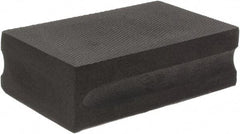 Brite Star - 120 Grit, Diamond Hand Pad - Black, 2-1/4" Wide x 3-3/4" Long, Coated - Industrial Tool & Supply