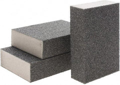 Brite Star - 2-3/4" Wide x 12" Long, Hard Grade Sanding Sponge - 60 & 100 Grit, 1" Thick - Industrial Tool & Supply