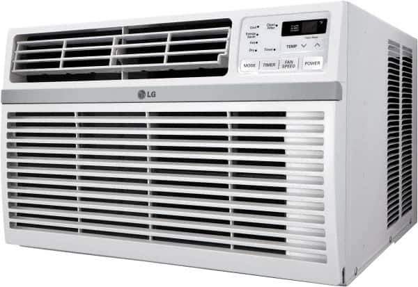LG Electronics - 24,000/24,500 BTU, 208/230 Volt Window Air Conditioner - 10.9/11.8 Amp Rating, 26" Wide x 28-1/8" Deep x 17" High - Industrial Tool & Supply