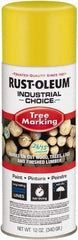 Rust-Oleum - 12 fl oz Yellow Marking Paint - 300' Coverage, Modified Alkyd Formula, >500 gL VOC - Industrial Tool & Supply