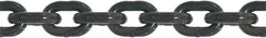 Value Collection - 1/2" Welded Alloy Chain - 12,000 Lb Capacity, Grade 80, 200' Long, Black Finish - Industrial Tool & Supply