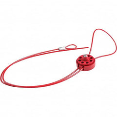 Brady - Cable Lockouts Cable Length (Feet): 4.917 Number of Lockout Points: 8 - Industrial Tool & Supply