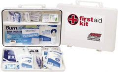 Medique - 200 Piece, 50 Person, Industrial First Aid Kit - 13-3/4" Wide x 9-1/2" Deep x 3" High, Plastic Case - Industrial Tool & Supply
