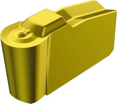 Sandvik Coromant - 60N151.2-4P Grade 235, Carbide Grooving Insert - 3.6mm Max Depth of Cut, Neutral, 4mm Corner Radius, TiCN/TiN Finish - Industrial Tool & Supply