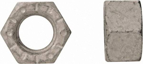 Bowmalloy - 3/8-24 Steel Right Hand Hex Nut - 9/16" Across Flats, 0.33" High, Bowma-Guard Finish - Industrial Tool & Supply