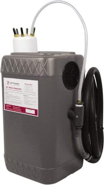PRO-SOURCE - Air Compressor Condensate Management Filter - 1/4" Hose Barb, 200 psi, Gravity & Displacement Drain - Industrial Tool & Supply