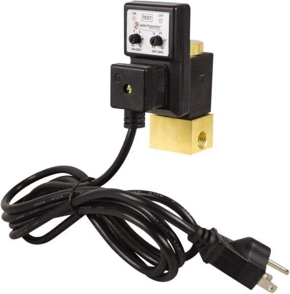 PRO-SOURCE - 1/4" Inlet, Electronic Condensate Drain Valve - 1/4" NPT Outlet, 1.5 to 725 psi - Industrial Tool & Supply