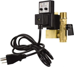 PRO-SOURCE - 1/4" Inlet, Electronic Condensate Drain Valve - 1/4" NPT Outlet, 1.5 to 300 psi - Industrial Tool & Supply