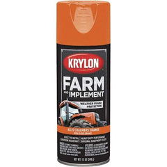 Krylon - Orange (Allis Chalmers), 12 oz Net Fill, Gloss, Farm & Equipment Spray Paint - 12 oz Container, Use on Equipment - Industrial Tool & Supply