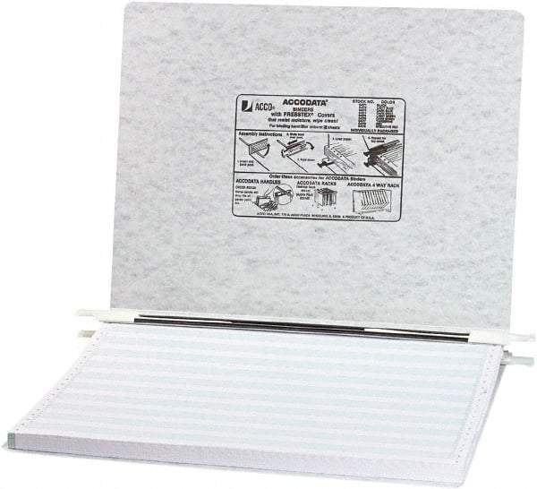 ACCO - 6", Letter Size, Dark Gray, Hanging Data Binders - Industrial Tool & Supply