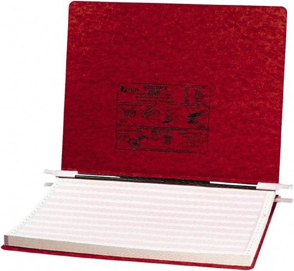 ACCO - 6", Letter Size, Executive Red, Hanging Data Binders - Industrial Tool & Supply