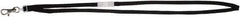 ADVANTUS - Lanyards Material: Nylon Color: Black - Industrial Tool & Supply