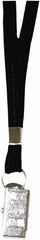 ADVANTUS - Lanyards Material: Cotton/Nylon Color: Black - Industrial Tool & Supply