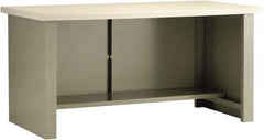Rousseau Metal - 60 Wide x 30" Deep x 30" High, Plastic Laminate Workbench - Fixed Legs - Industrial Tool & Supply