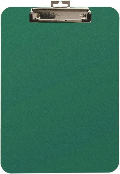 Baum/Gartens - 11 Inch Long x 8-1/2 Inch Wide, Clip Board - Green - Industrial Tool & Supply