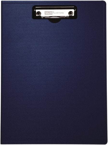 Baum/Gartens - 13-1/4 Inch Long x 9-1/4 Inch Wide, Clip Board - Blue - Industrial Tool & Supply