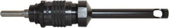 Zephyr Tool Group - 1/4" Cutter Capacity, 10-32 Steel Adjustable Stop Countersink Cage - Industrial Tool & Supply