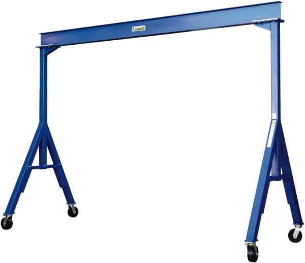 Vestil - 6,000 Lb Load Capacity, Steel Gantry Crane - 9-31/32' Span - Industrial Tool & Supply