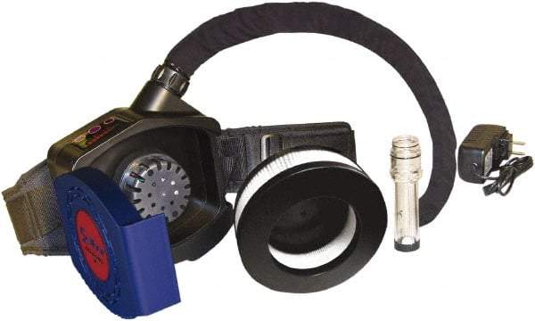 Allegro - Belt Mounted PAPR Replacement Motor Blower Unit - 7.4 Volt Rechargeable Lithium-Ion Battery, Series EZ Air - Industrial Tool & Supply