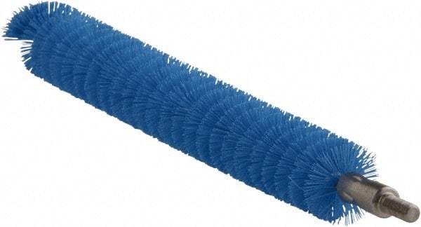 Vikan - 0.8" Diam Polyester Tube Brush - 7-1/2" OAL, 7" Head Length, Stainless Steel Handle - Industrial Tool & Supply