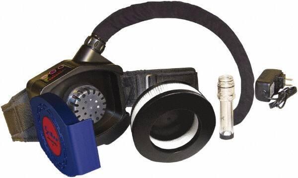 Allegro - Belt Mounted PAPR Motor Blower Assembly - 7.4 Volt Rechargeable Lithium-Ion Battery, Series EZ Air - Industrial Tool & Supply